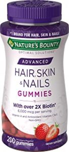 Nature's Bounty Optimal Solutions Advanced Hair, Strawberry